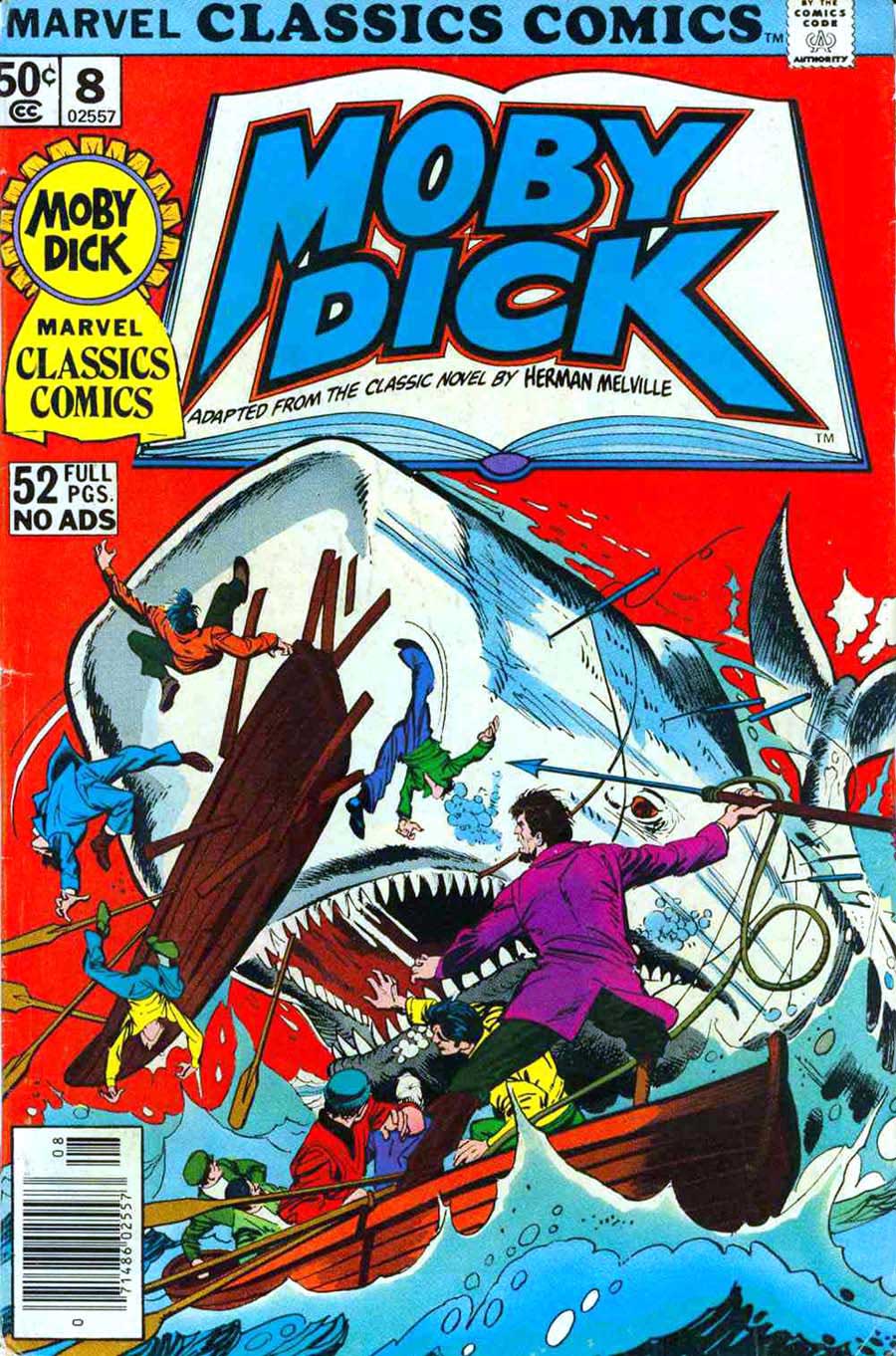 Marvel illustrated Moby Dick comics