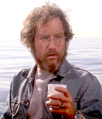 Matt Hooper, Richard Dreyfuss, Jaws 1974 movie